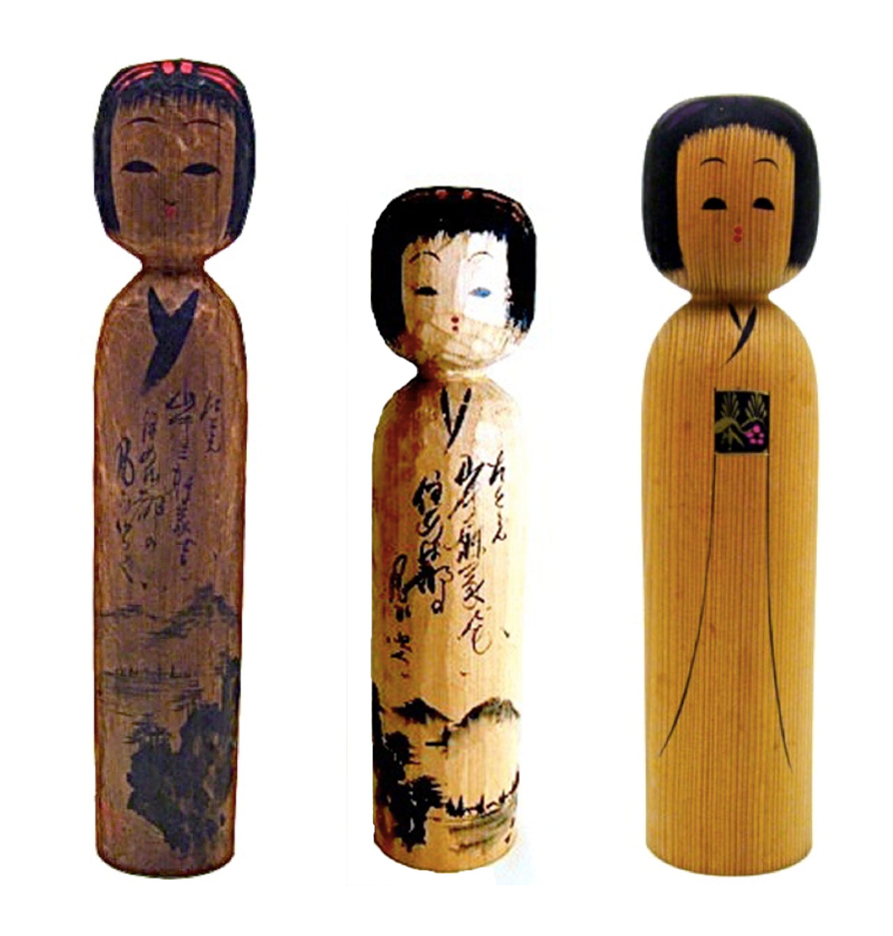Yashima Matagoro Kokeshi Dolls Vintage