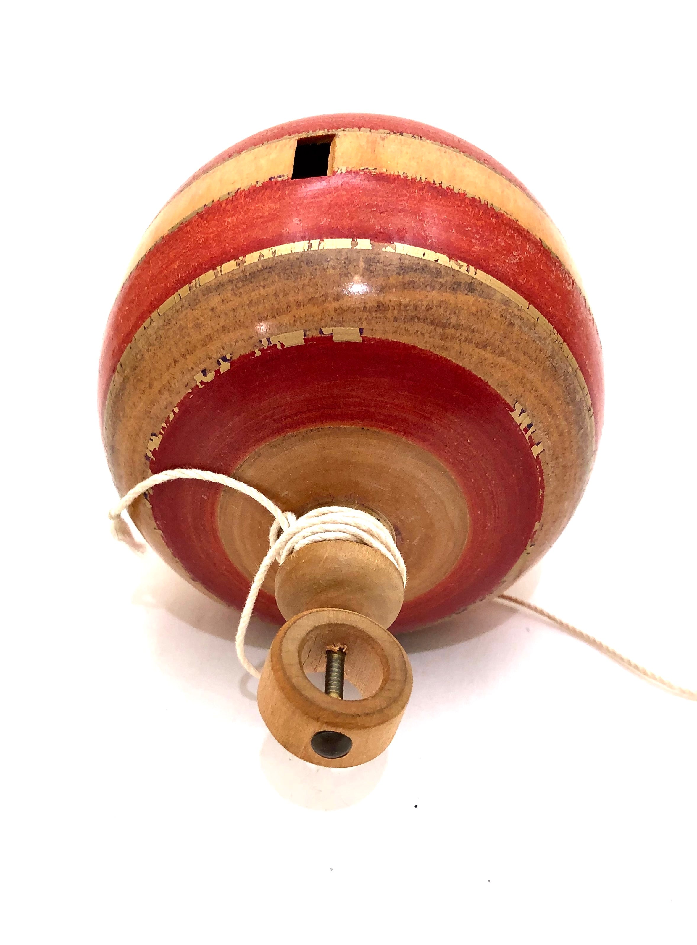 Antique Japanese Nari Koma Whistle Spinning Top