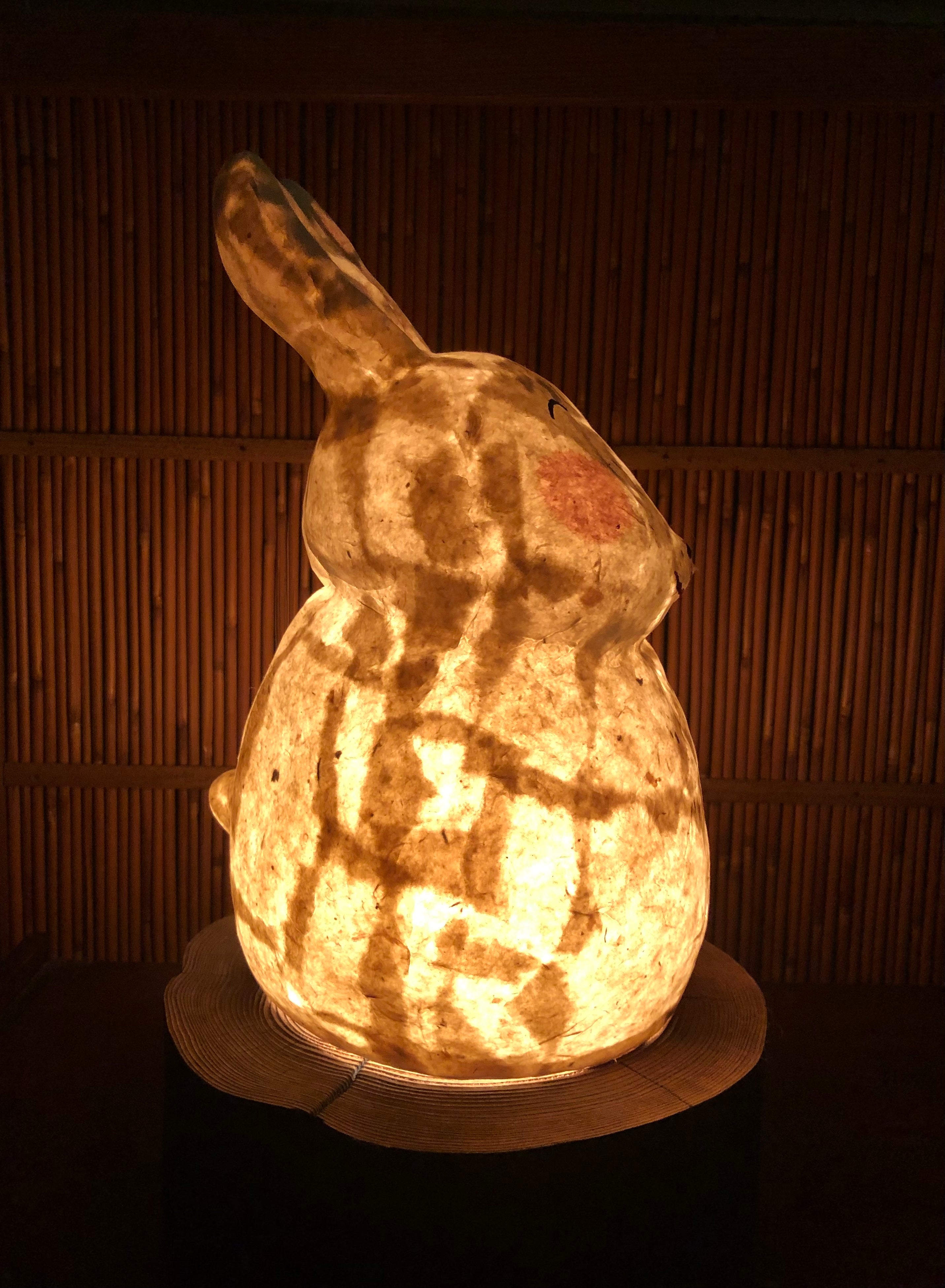 Creative Japanese Rabbit (Usagi) Washi Paper Lamp