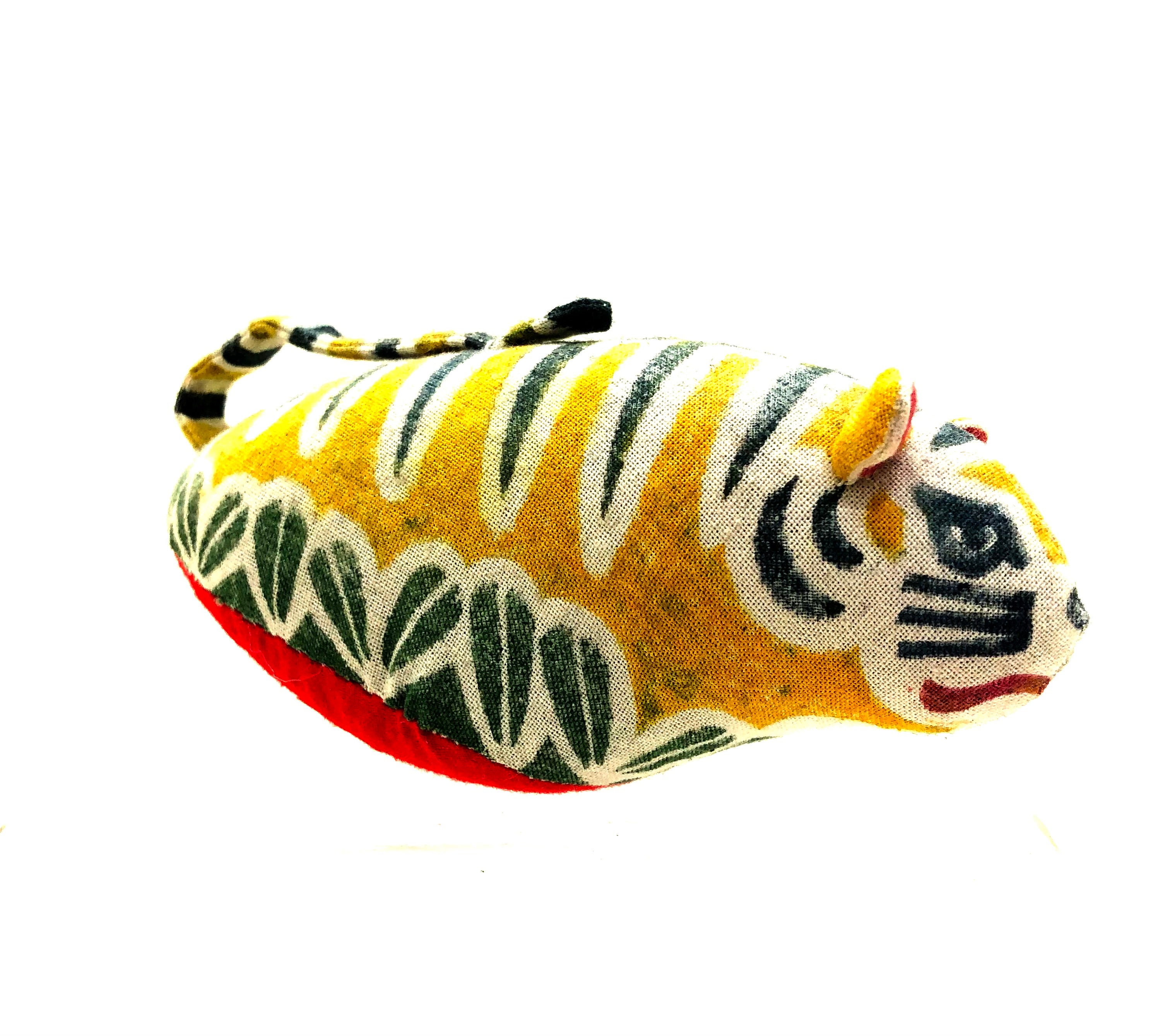 Japanese Stuffed Textile Tiger | Tora
