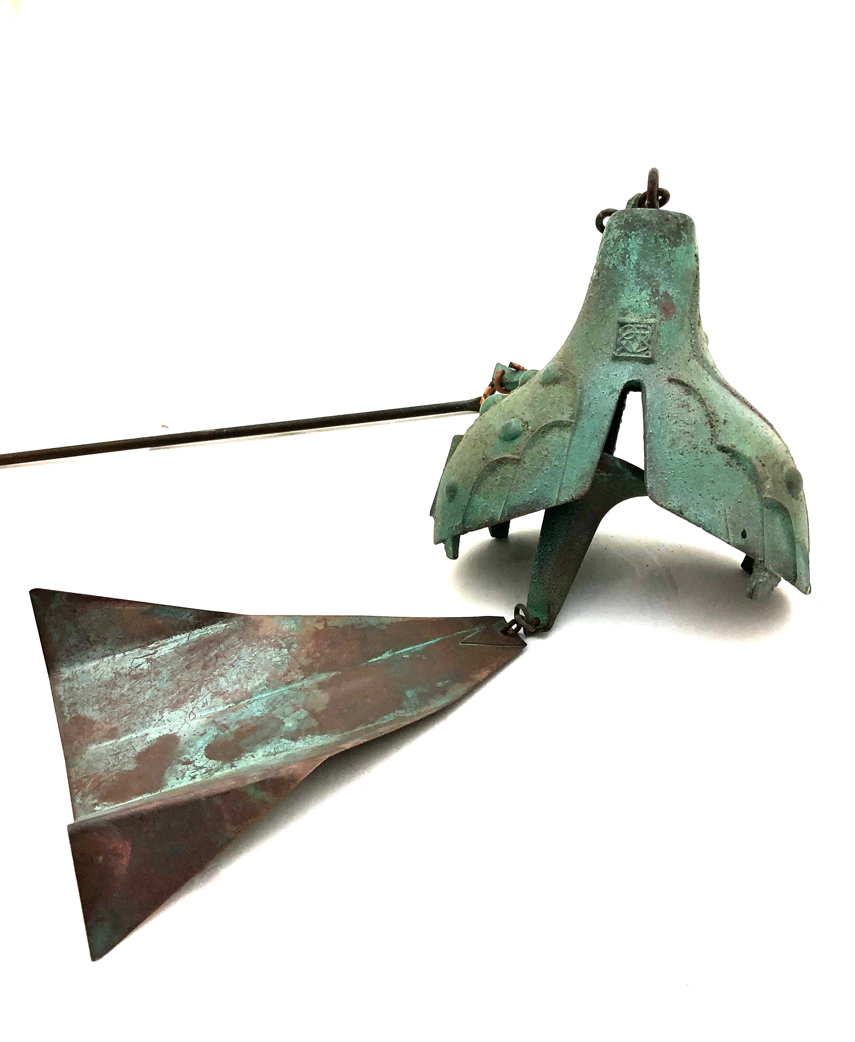 Vintage Paulo Soleri Bronze Windbell Double Slitted Design | Soleri Original