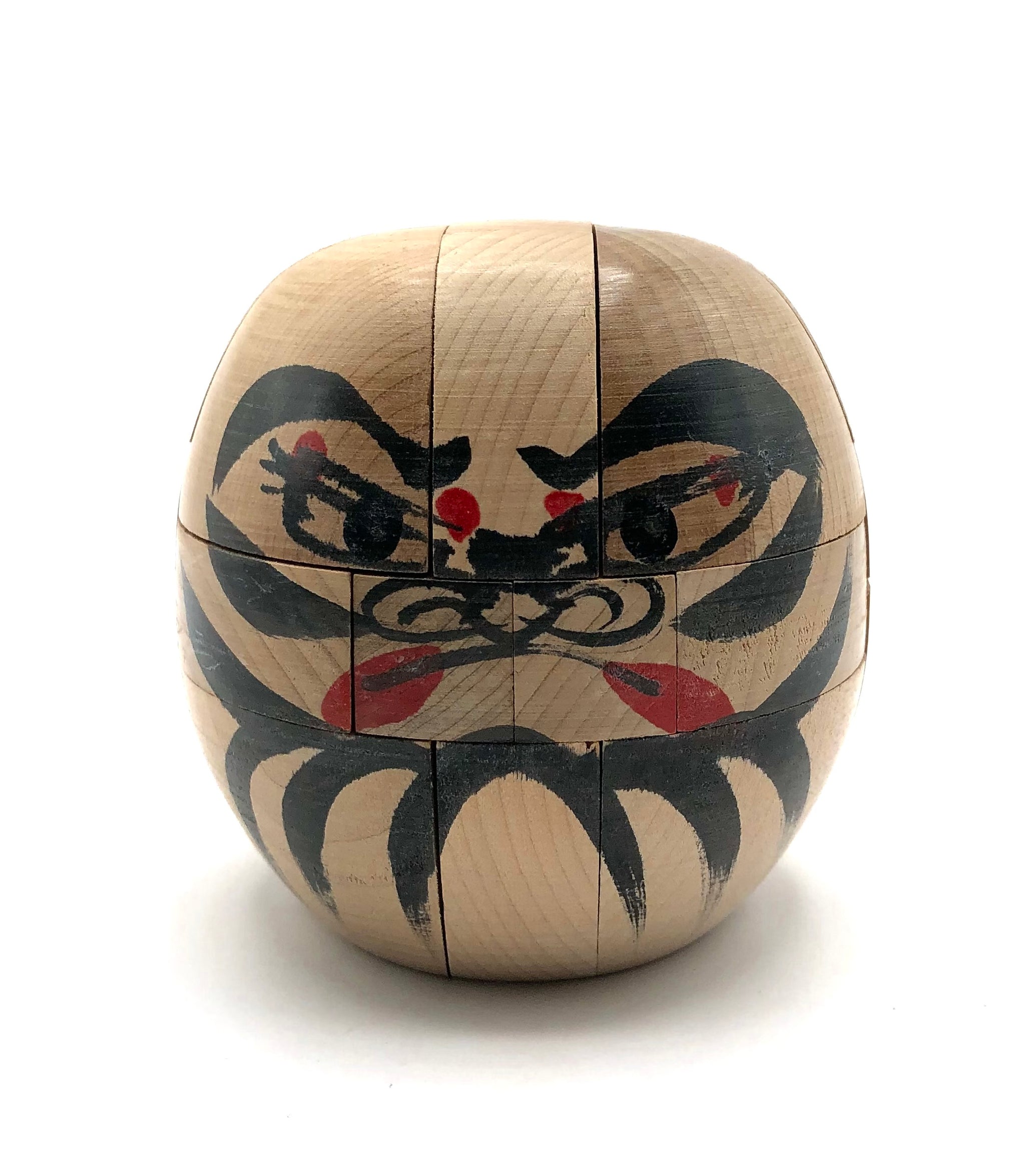 Vintage Daruma Japanese Kumiki Wood Puzzle | Unknown Craftsmen