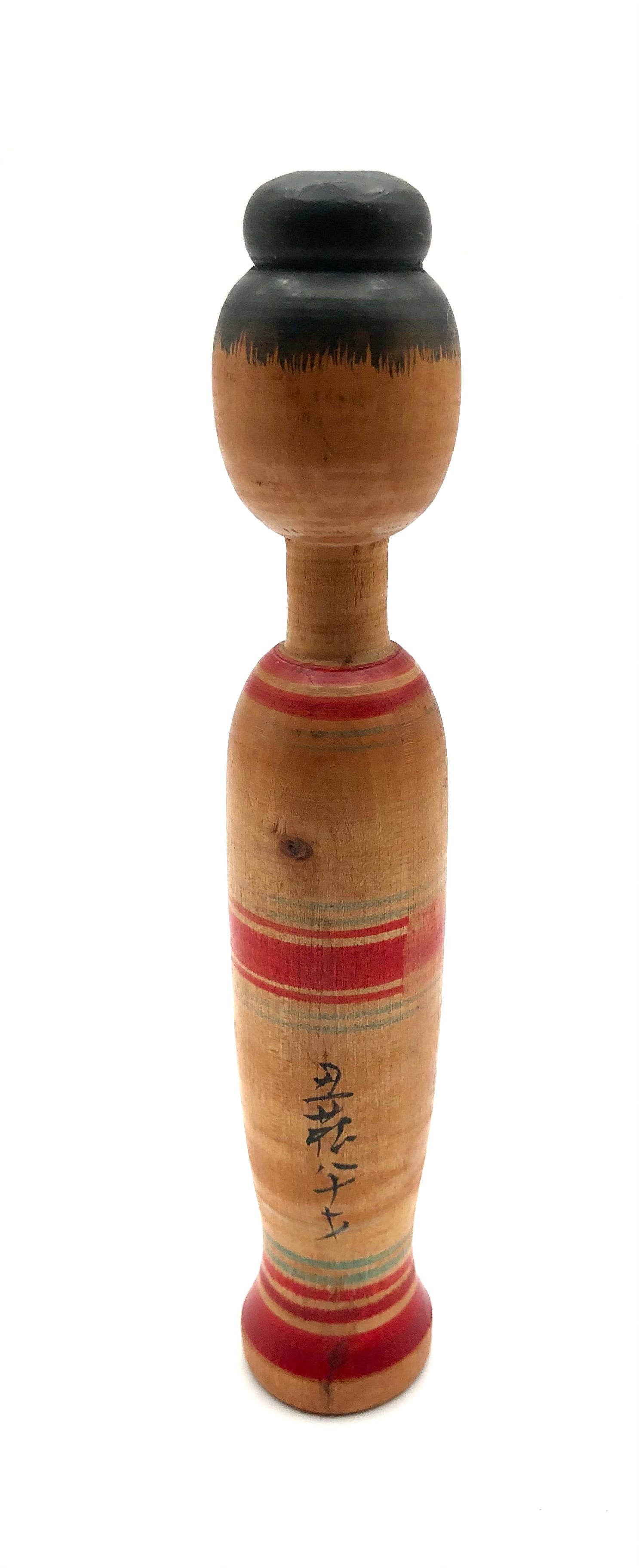 Vintage Japanese Tougatta-kei Kokeshi Whistle by Sato, Ushizo (1889-1986)