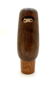Vintage Japanese Sosaku Kokeshi entitled: “Yuki Michi | Snowy Road” by Miyajima, Muhitsu
