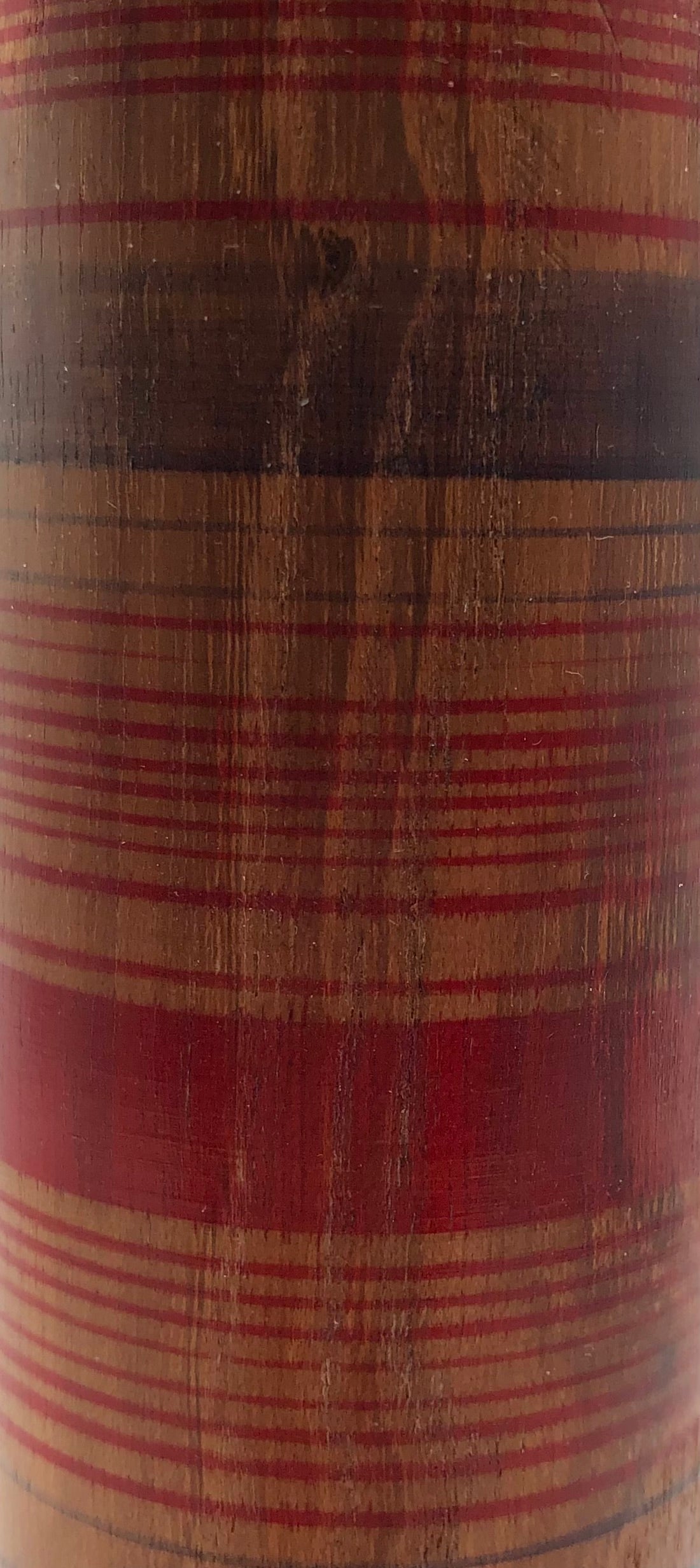 Vintage Sosaku Kokeshi entitled “Mei ware-ryū ni | In the Style of Naruto” by Ishihara, Hideo (1925-1999)