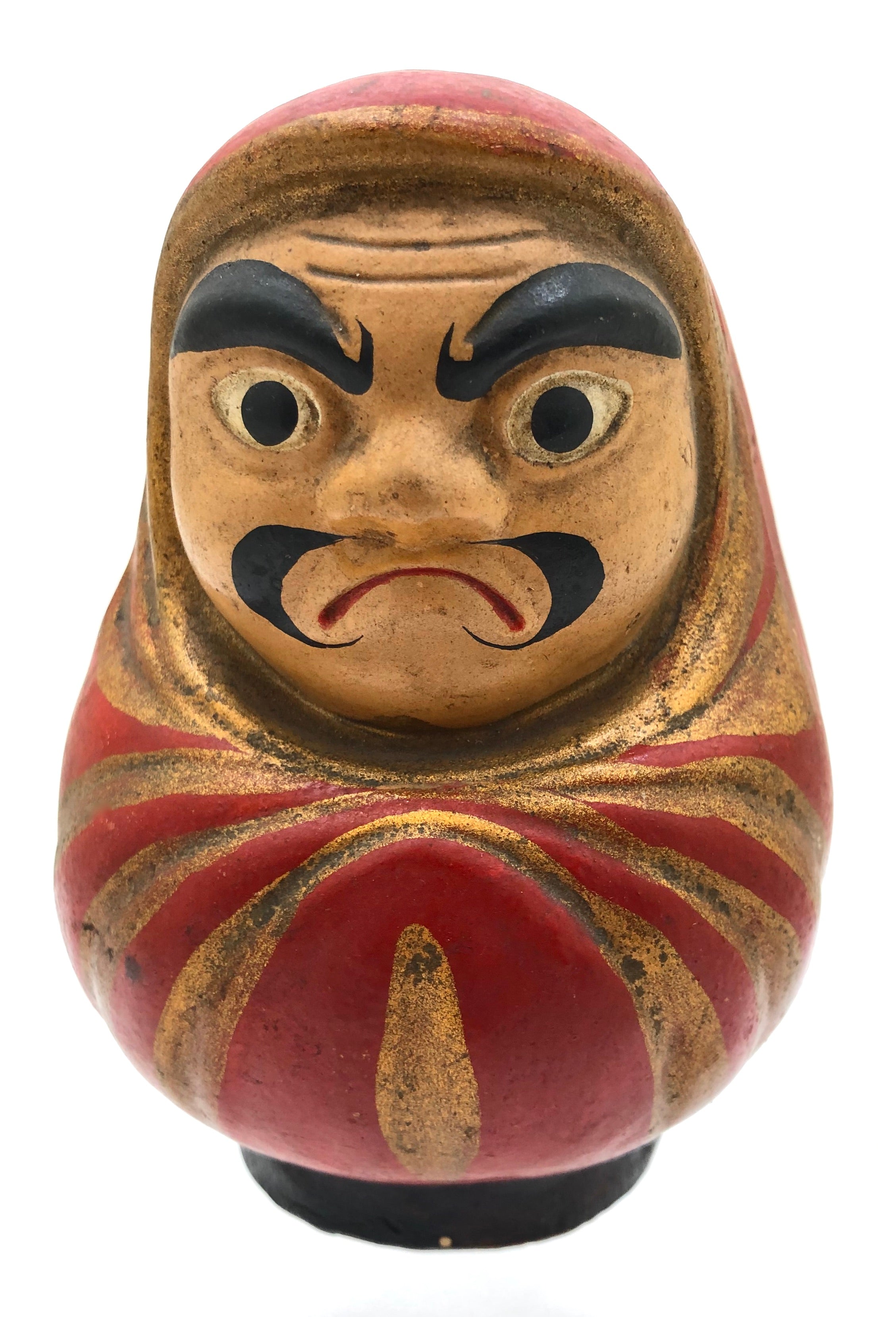 Japanese Antique Ceramic Figure of Daruma | Hirashimizu-yaki