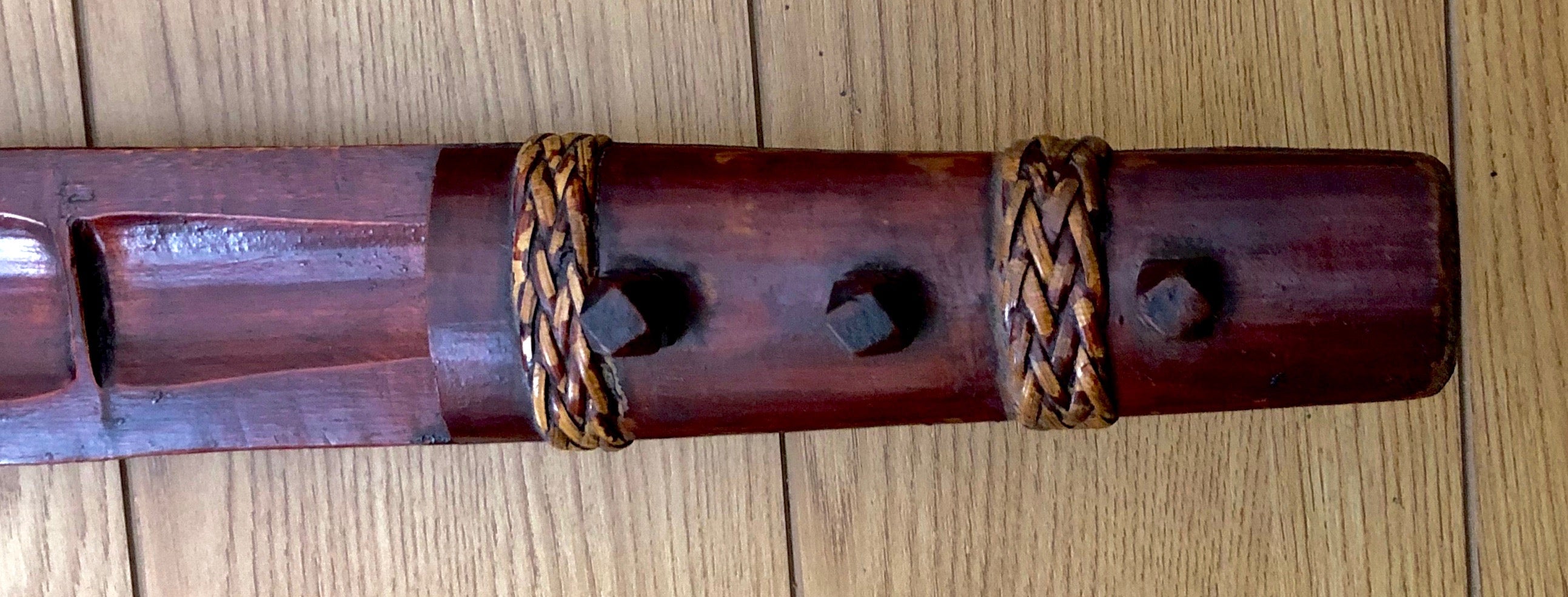 Japanese Bamboo Yoke Detail