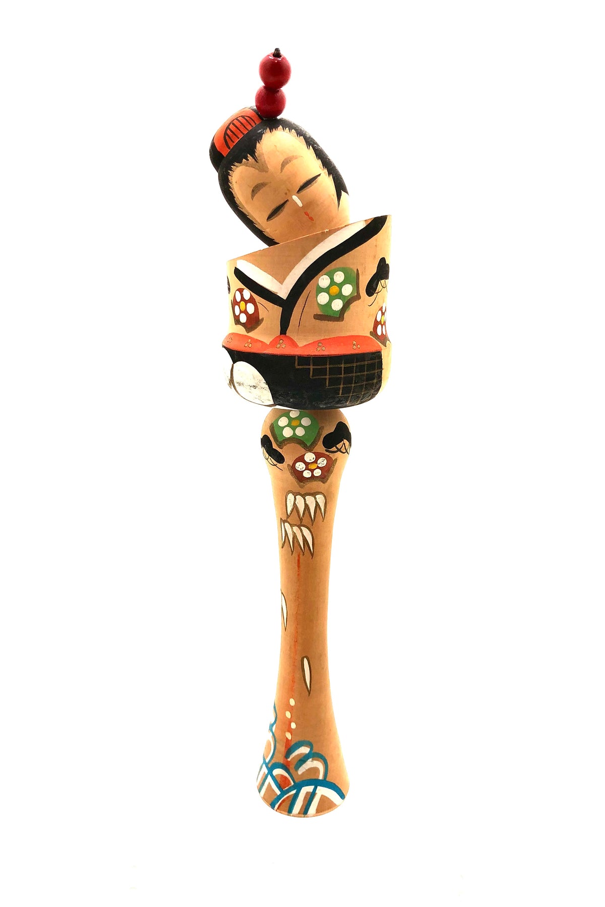 Antique Sosaku Kokeshi of Saito Okichi by Hosaka, Yukio