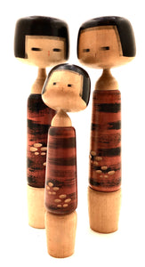 Vintage Sosaku Kokeshi entitled: “Shimai | Sisters” by  Aida, Seihou