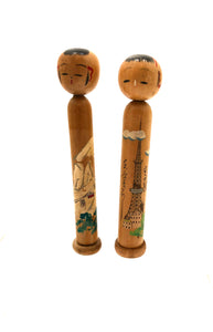 Vintage Creative Kokeshi "Mailer Dolls” | Historically Significant Folk Art