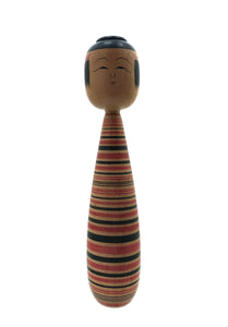 Traditional Vintage, Rare (Tsugaru-Kei) ‘Nuruyu’ Traditional Kokeshi by Sato, Zenji
