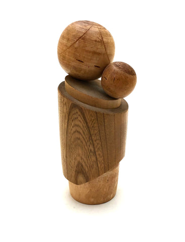 Vintage Sosaku Kokeshi entitled Bobo |Love by Okamoto, Usaburo